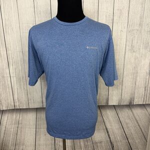 Columbia Men's 2XL Blue Short Sleeve Performance Regular Fit Pullover Shirt